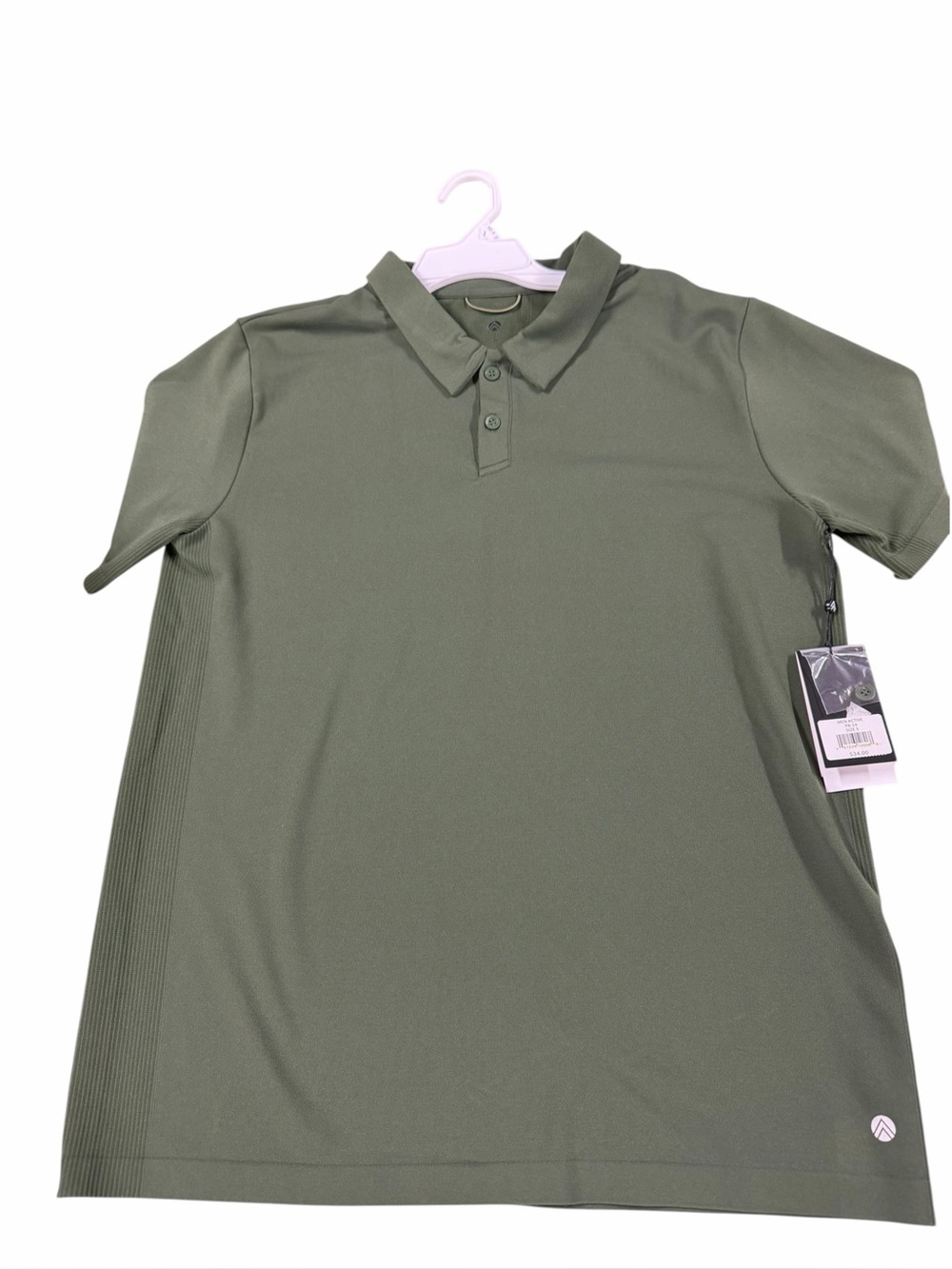BRAND NEW Men's Olive Green Short-Sleeve Polo Shirt